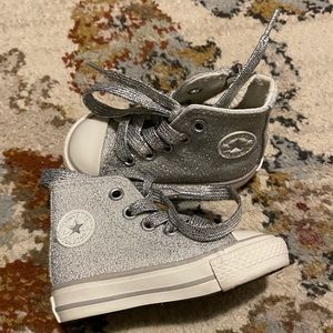Converse all star baby girl shoes